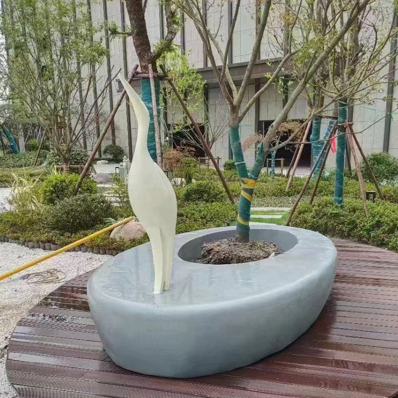 酒店商業(yè)園林綠化坐凳休閑玻璃鋼休息椅圍椅花池椅子樹池公園弧形